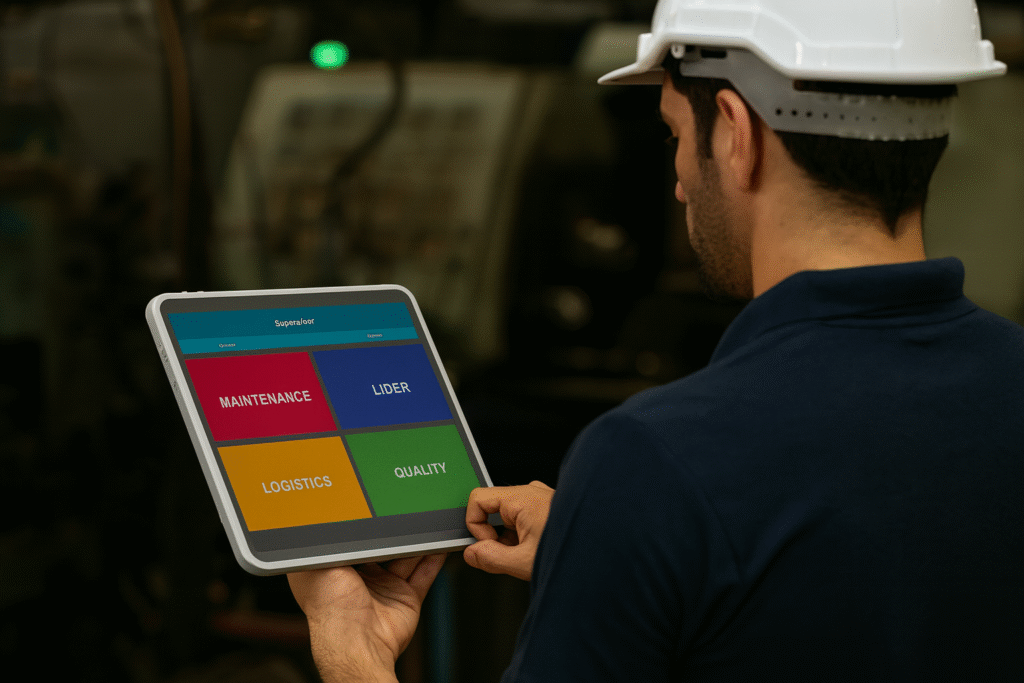 Andon system in a production plant – fast launch without IT involvement