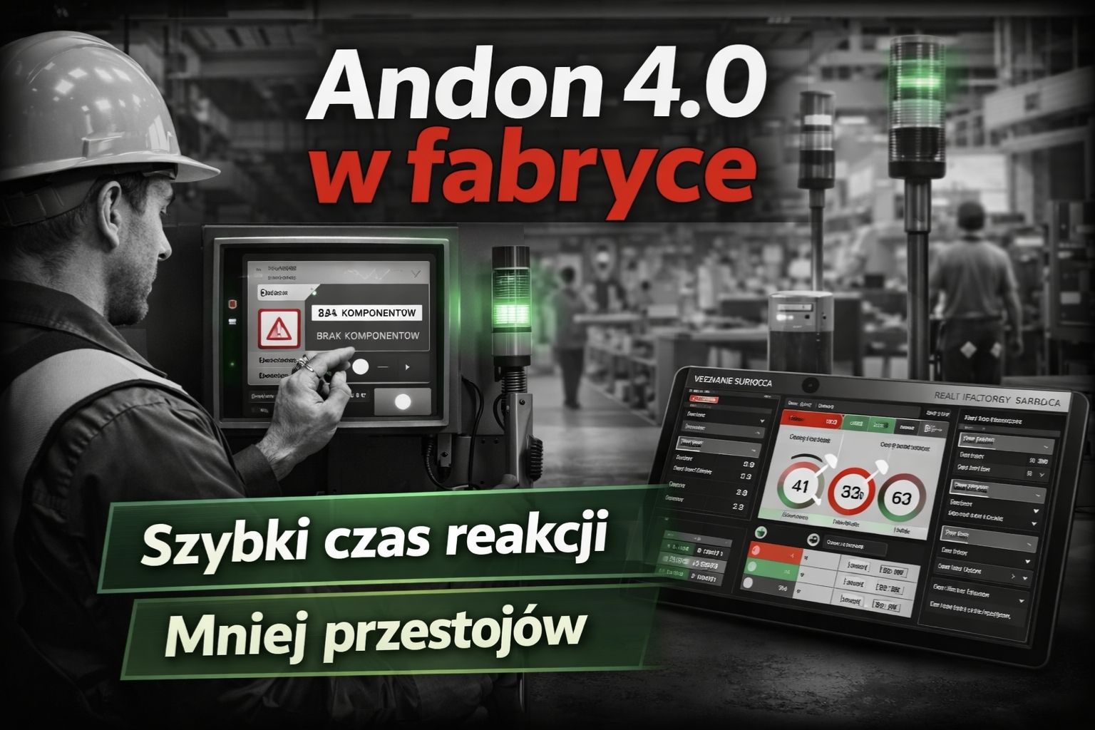 System Andon dla produkcji – zgłaszanie problemów i eskalacja zdarzeń w czasie rzeczywistym